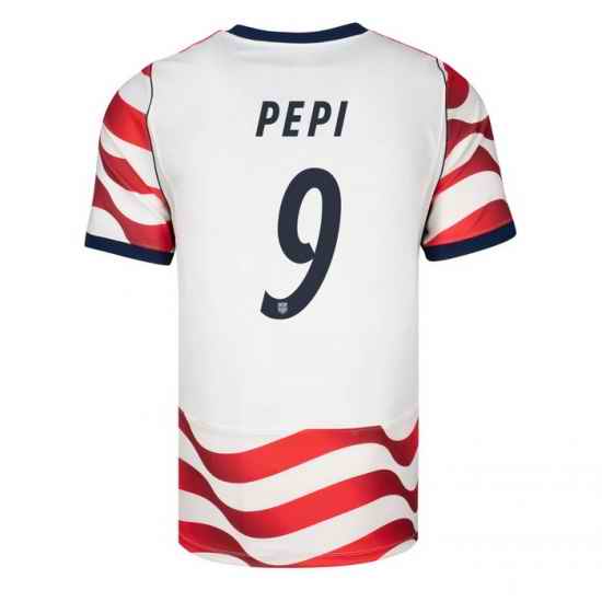 USA 2026 FIFA World Cup Soccer White Jersey Set ( Have Shorts ) Ricardo Pepi #9